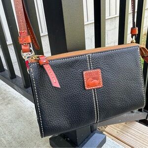 Black never used Dooney and Burke mini crossbody